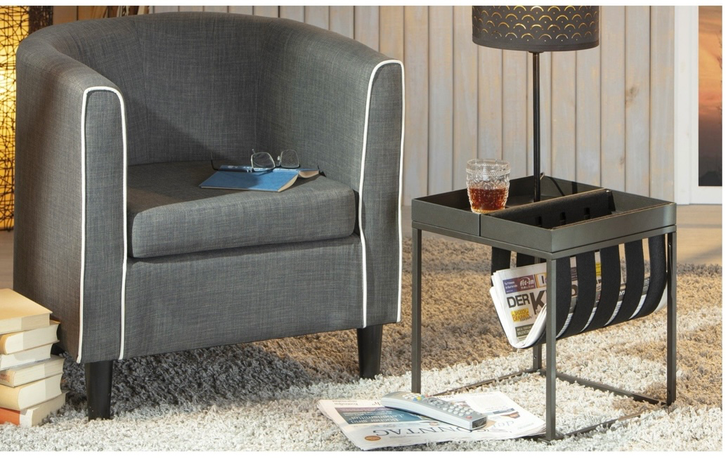 Designový konferenční stolek – černý - 3