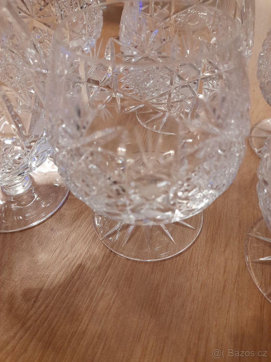 6 ks sklenic na koňak - 3