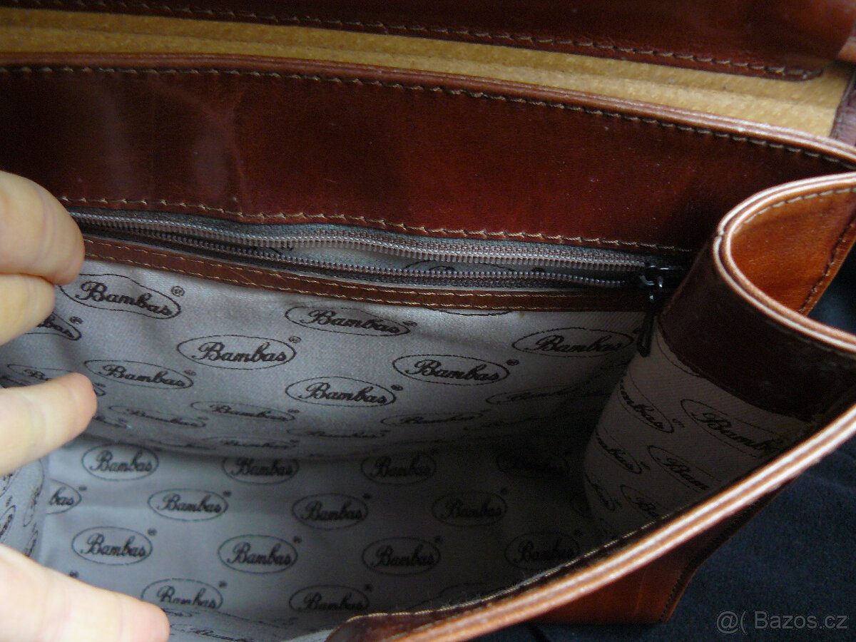 Kožená kabelka Bambas - 3