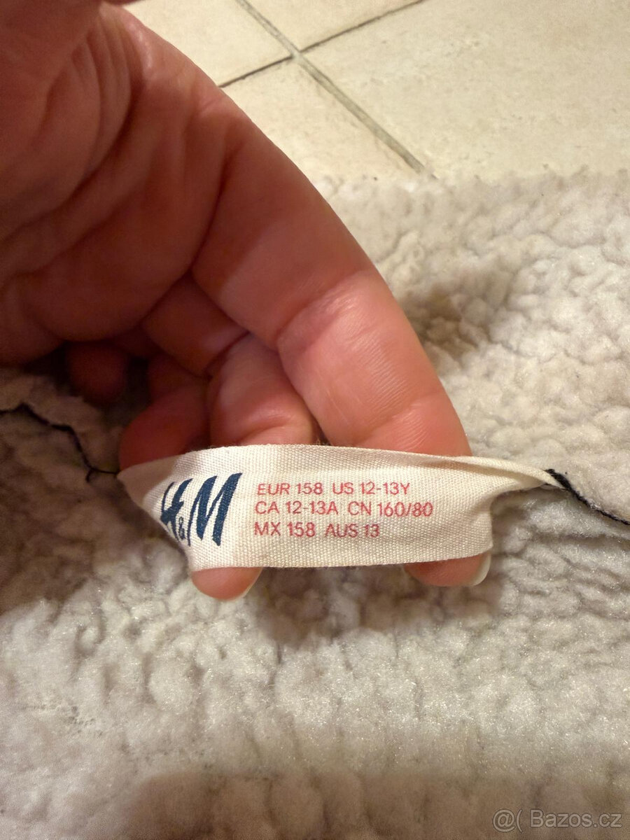 Dívčí bunda - kožíšek vel. 158 - 3