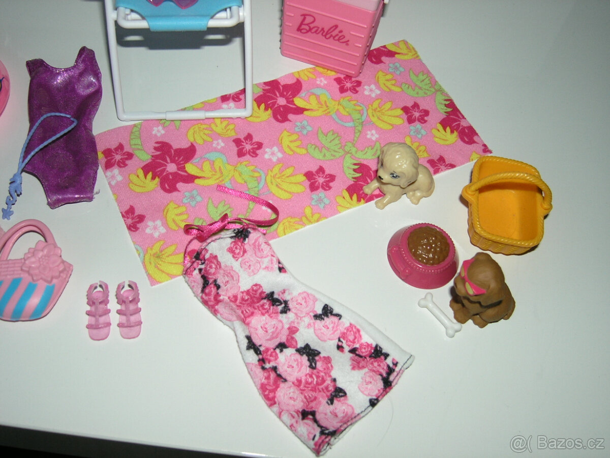 Barbie plážový set plavky nábytek - 3