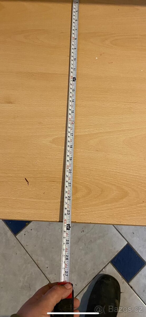 prodám psací stůl světlý - 3