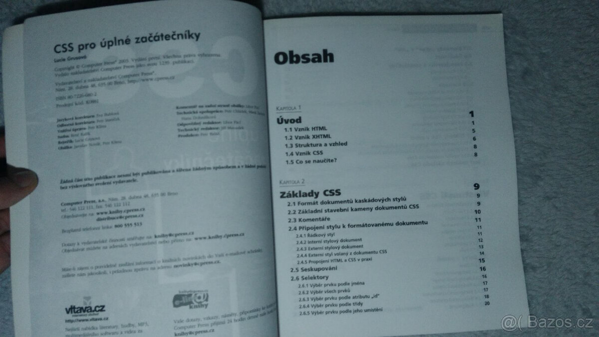 CSS pro úplné začátečníky, Učebnice jazyka Java - 3