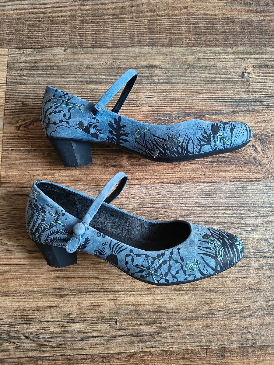 Celokožené lodičky Camper Helena twins vel. 37 - 3