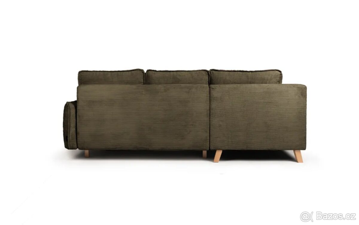 Rohová rozkládací sofa TORI, - 3