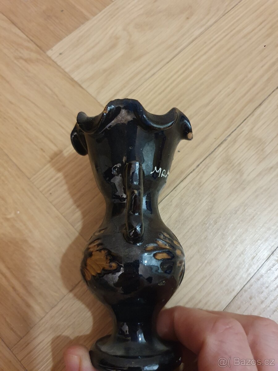 Vázička / starožitnost / váza / keramika - 3