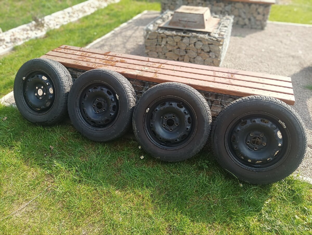 Plechové disky 5x100 R14, Fabia - 3