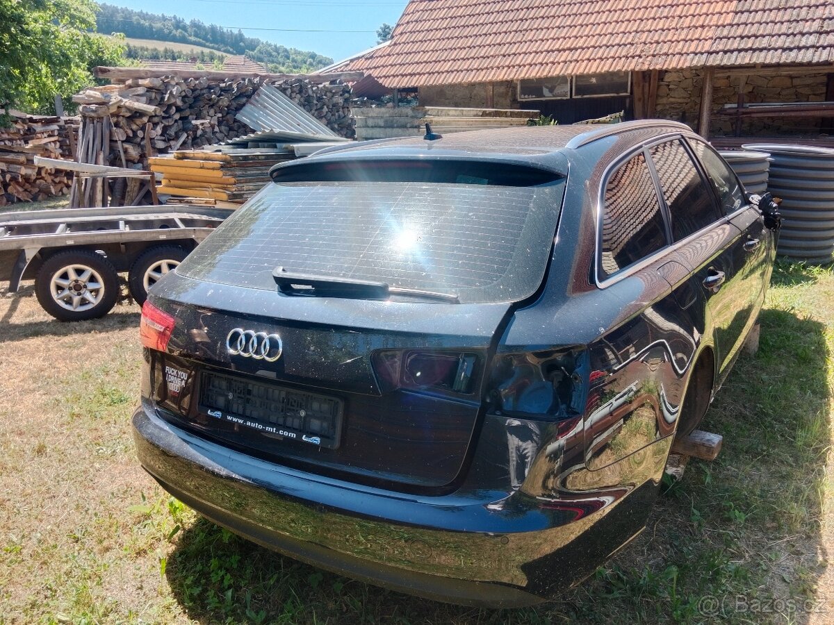 Audi A6 C7 plastové prahy - 3
