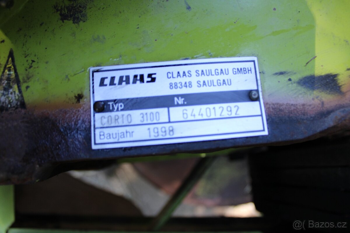 Bubnová sekačka claas corto 3100 - 3