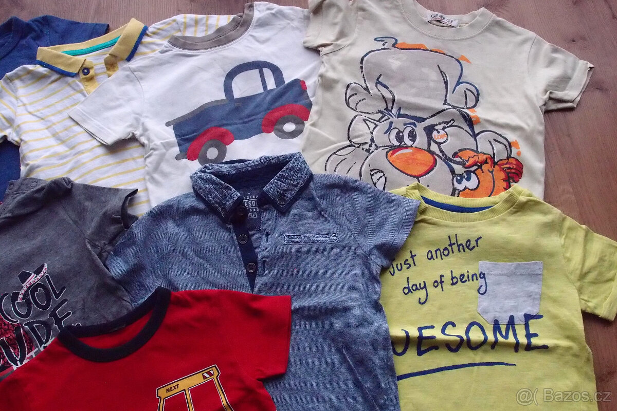 9x tričko vel. 86/92, 1-2 roky - 3