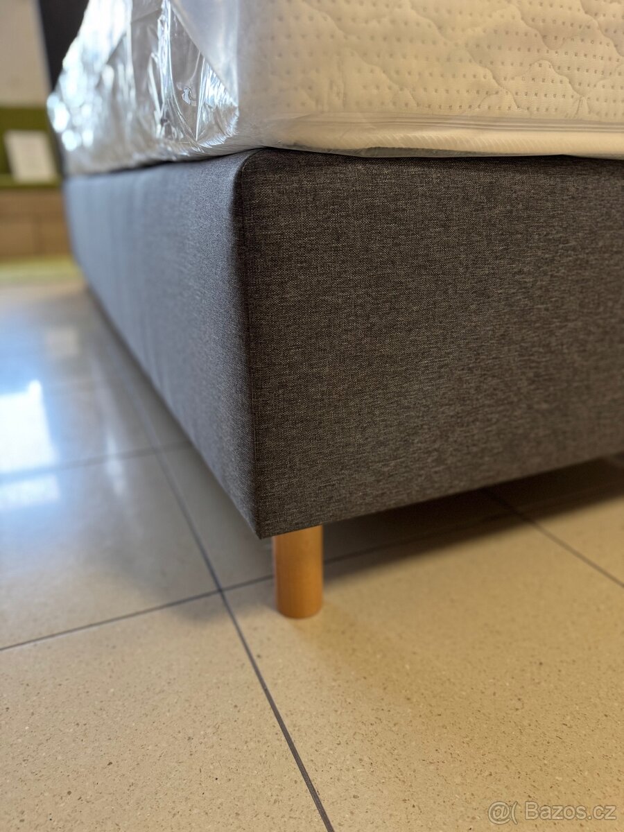 Prodám kompletní boxsprings postel 90x200č - 3