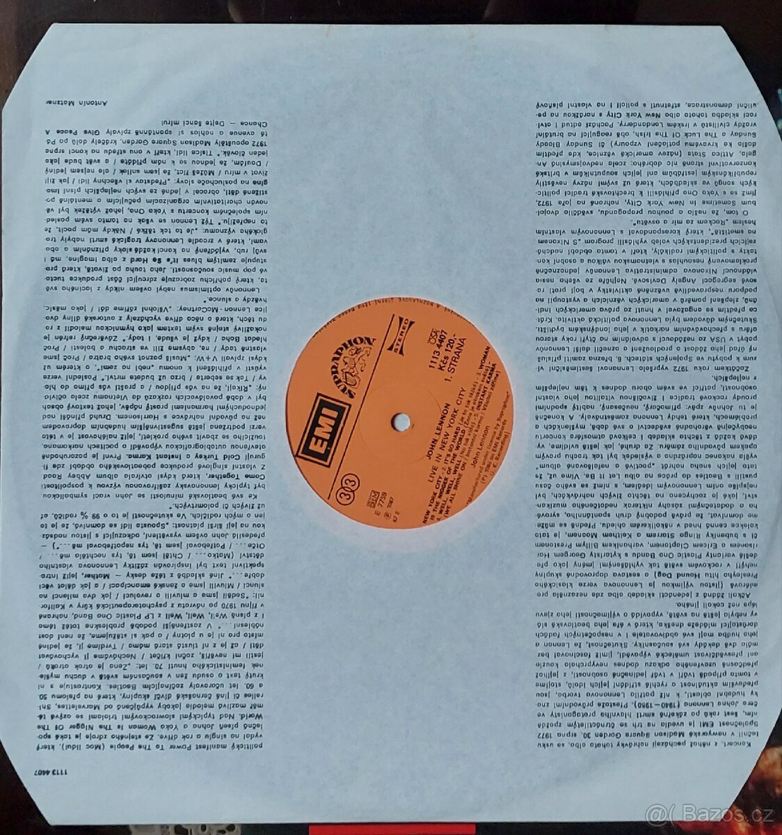 John Lennon Live in New York LP - 3