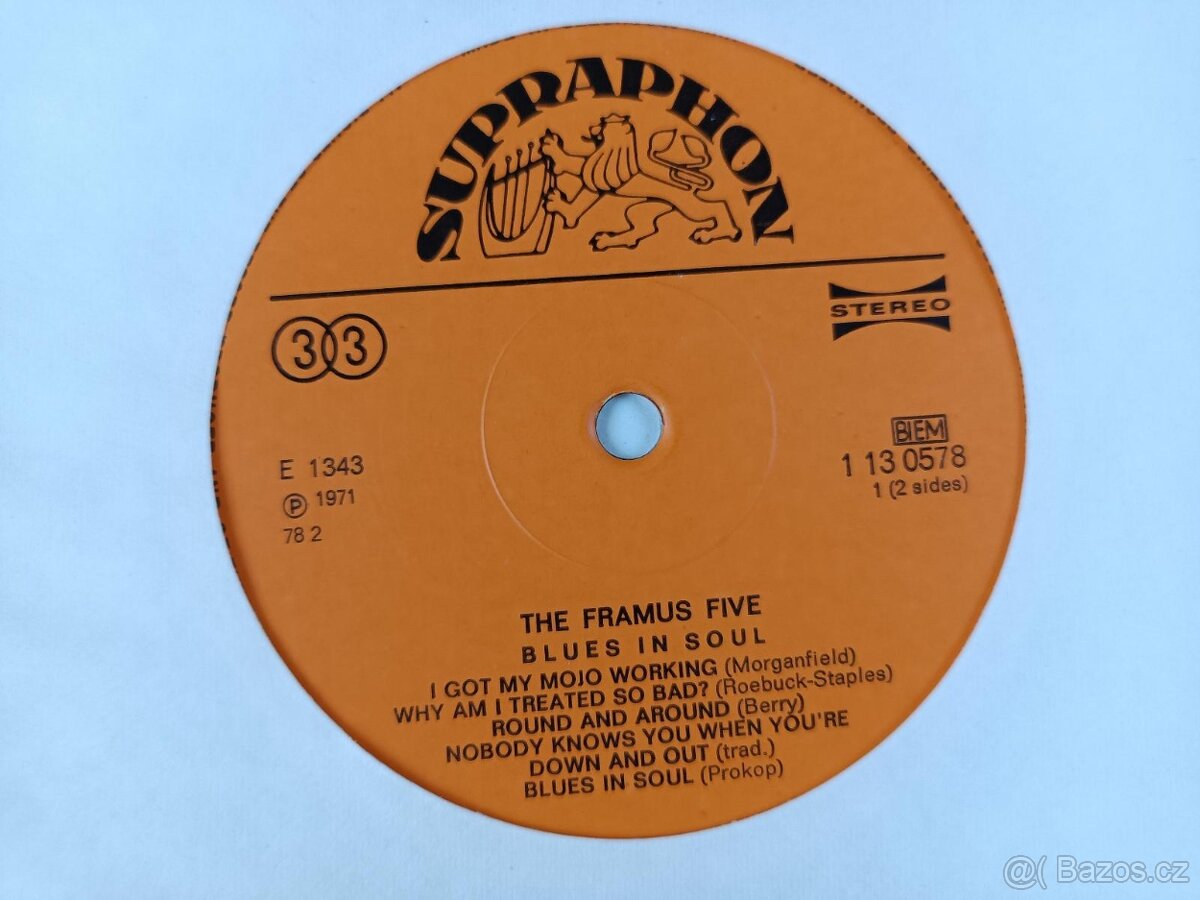 The Framus Five – Blues In Soul (LP - stereo) - 3