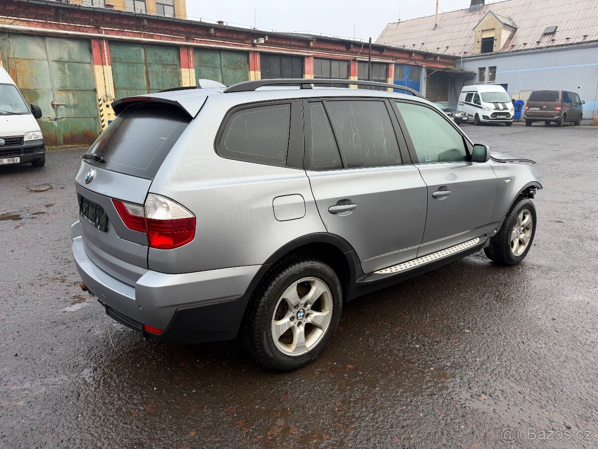 Bmw x3 e83 facelift 2.0d 110kw Silbergrau na díly - 3