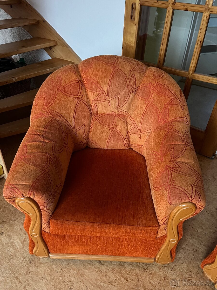 Rozkladaci gauč a dvě křesla - 3