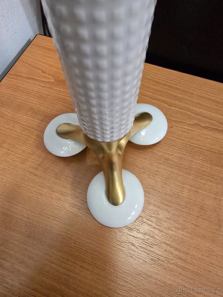 Trojramenný porcelánový svícen - 3