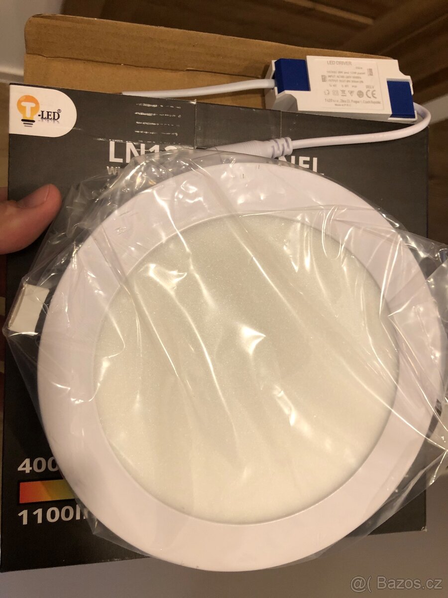 4 ks stropní LED svítidla kulaté - 3