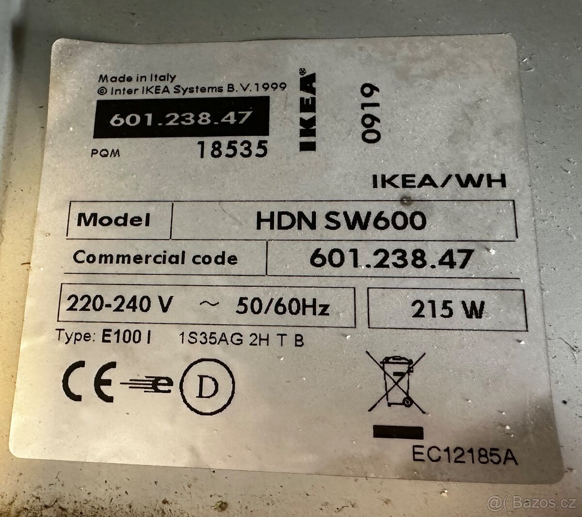 Digestoř Ikea - 3