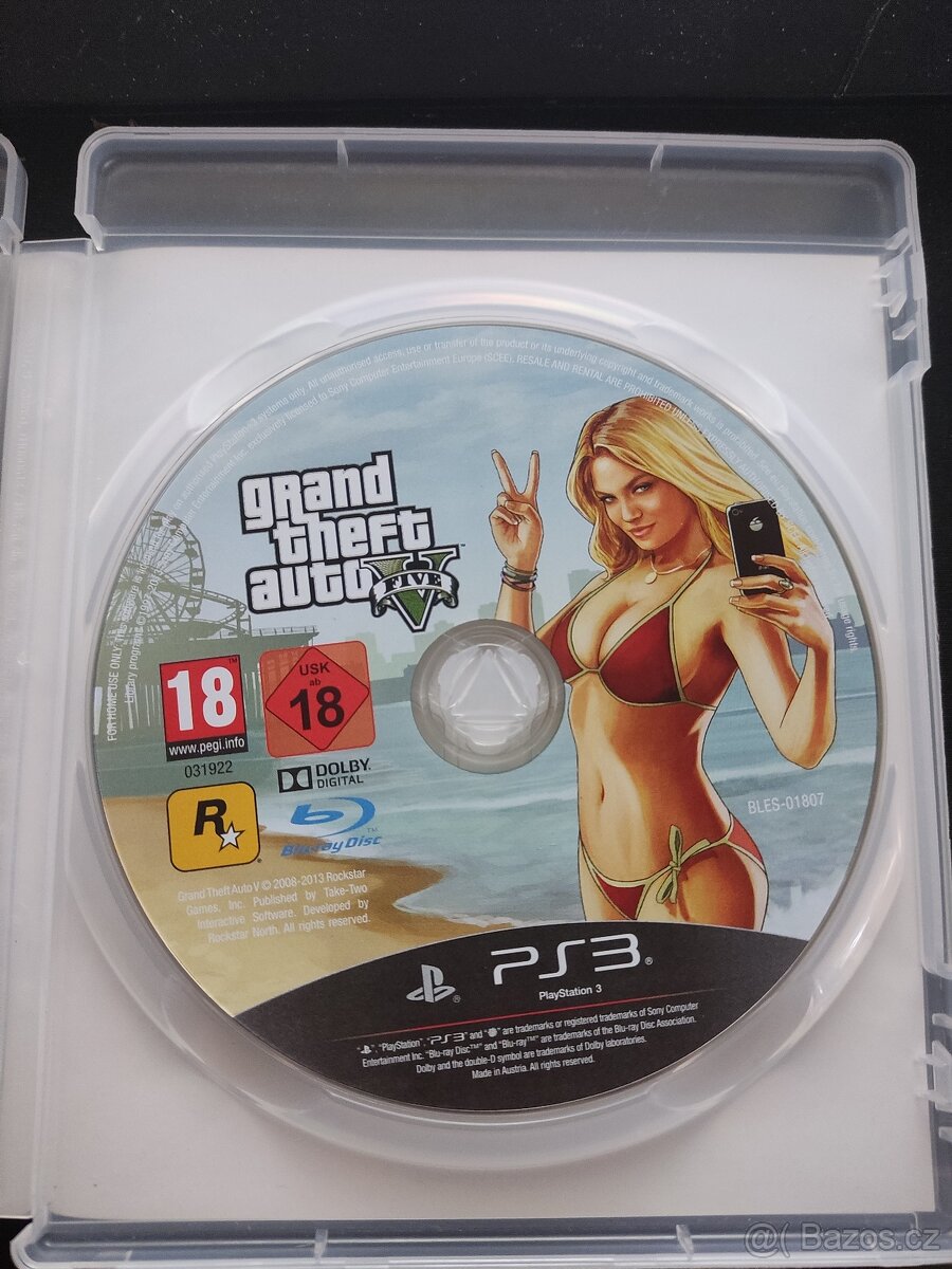 GTA 5 + Mapa PS3 - 3
