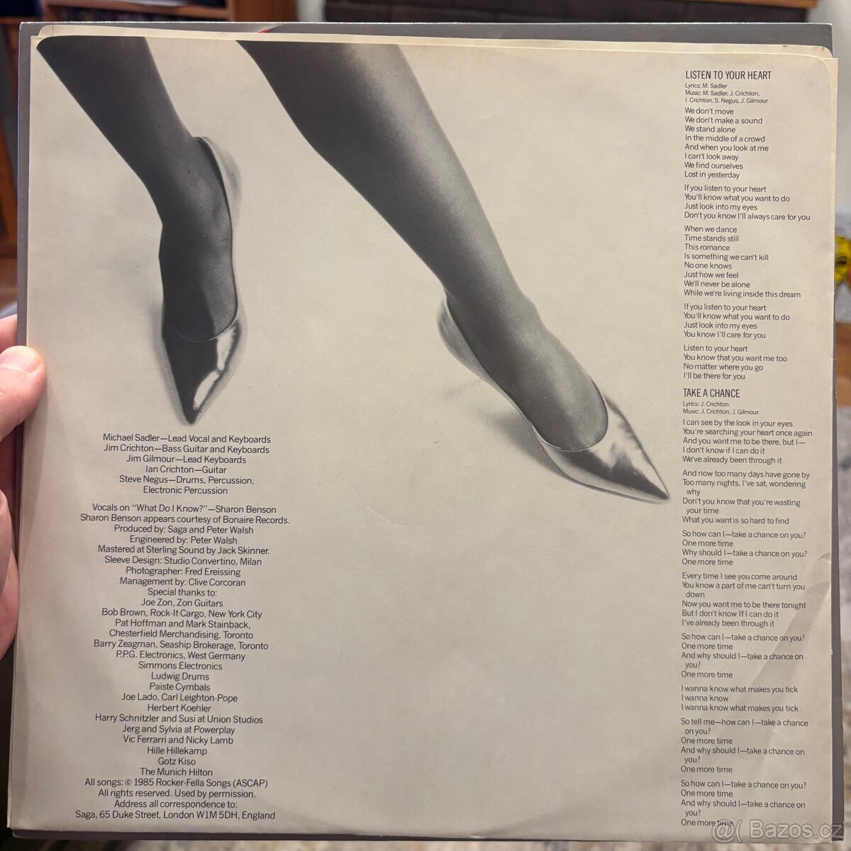 Saga — Behaviour. LP - 3