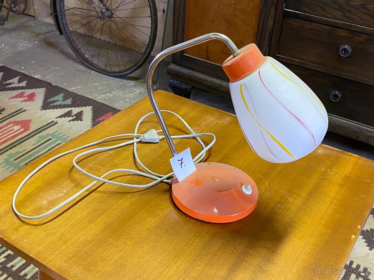 Retro lustr plus lampa - 3