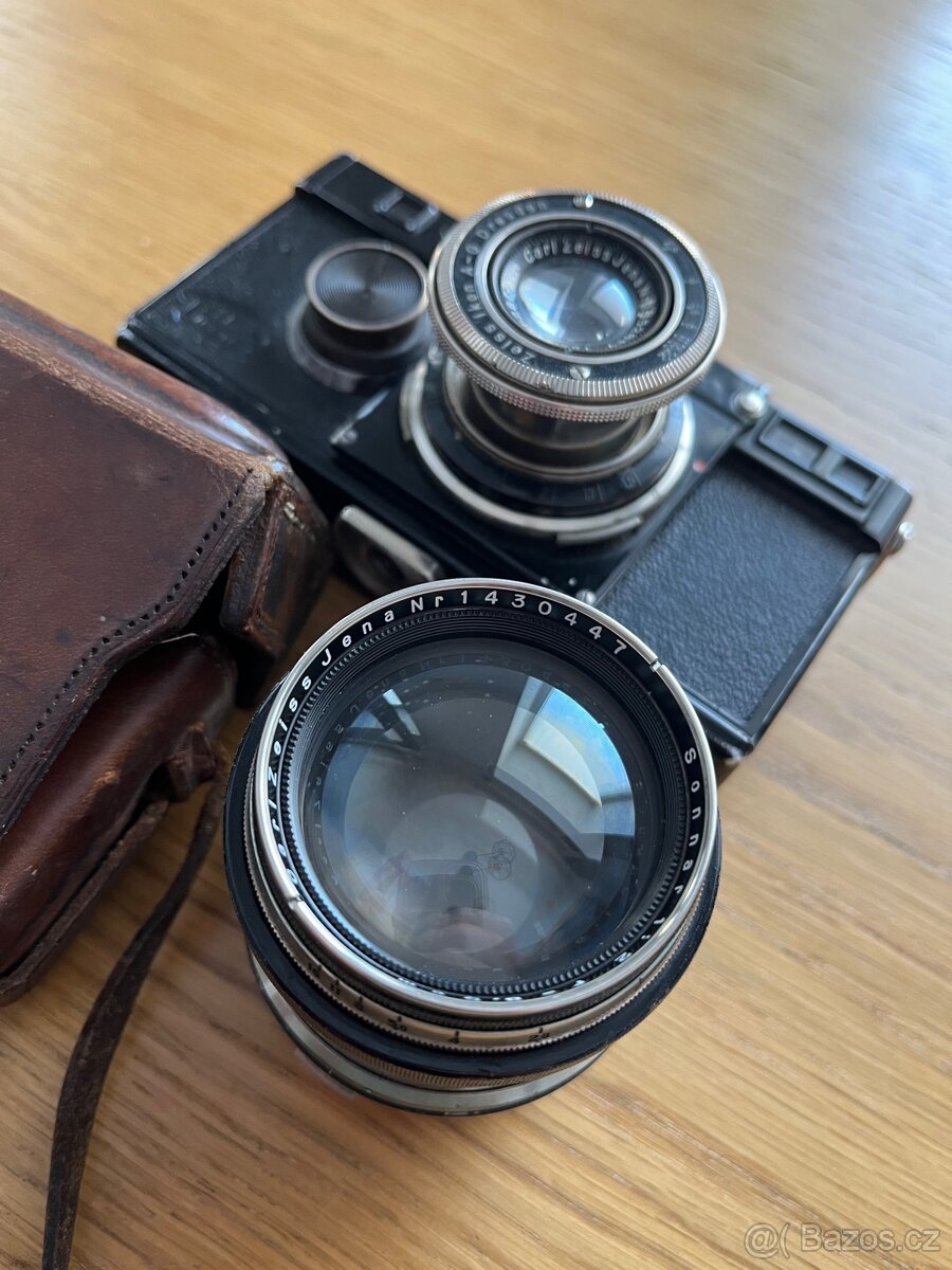 Contax Ia + Sonnar 8.5cm f2 + Tessar a obal - 3
