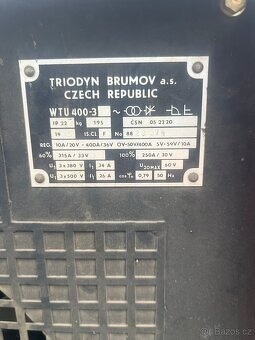 Svářečka Triodyn Broumov WTU-400-3 - - 3