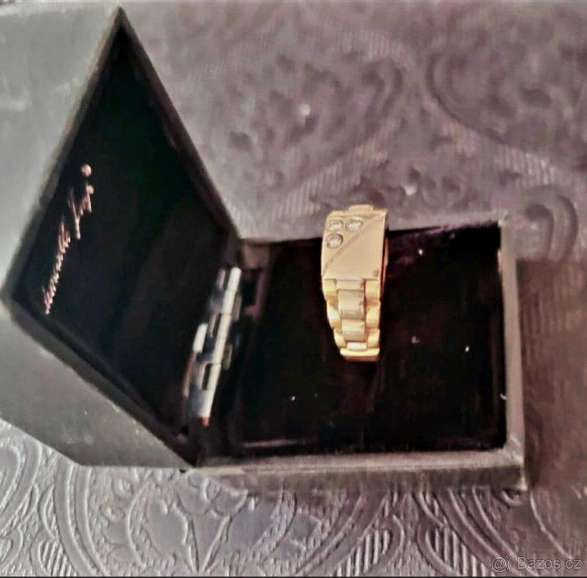 Zlatý panský prsten ROLEX 18k - 3