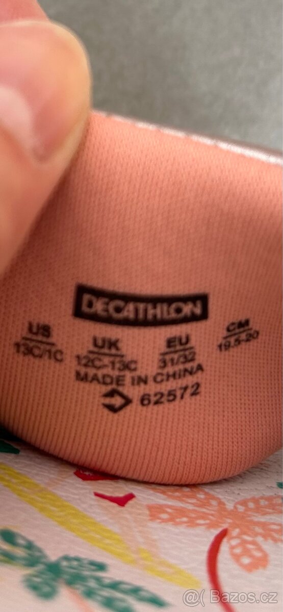 Dívčí pantofle Decathlon, vel. 31/32 - 3