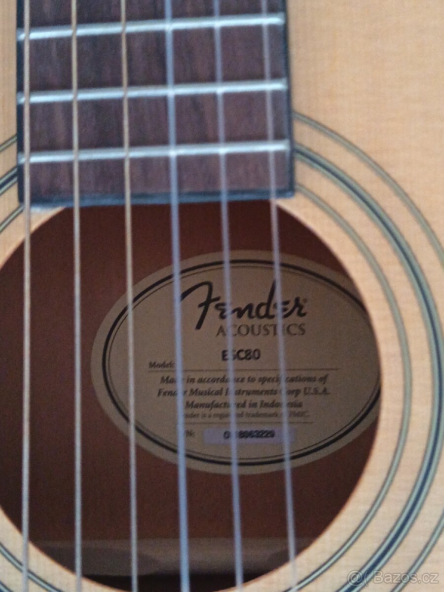 Kytara Zn.Fender ESC80 - 3