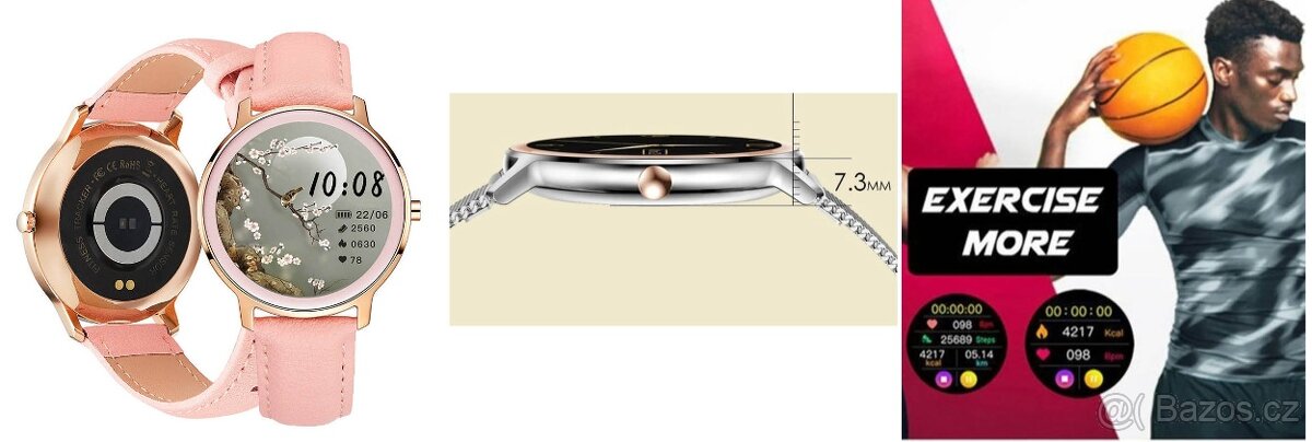 Chytré hodinky Deveroux R18 nové nepoužité - 3