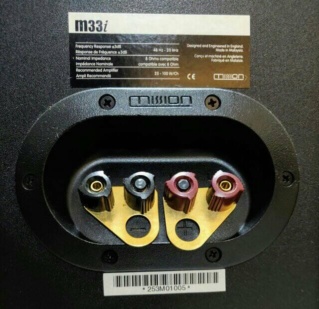 Reprosoustavy Mission M33 Black NOVÉ ORIGINÁL BALENÍ - 3