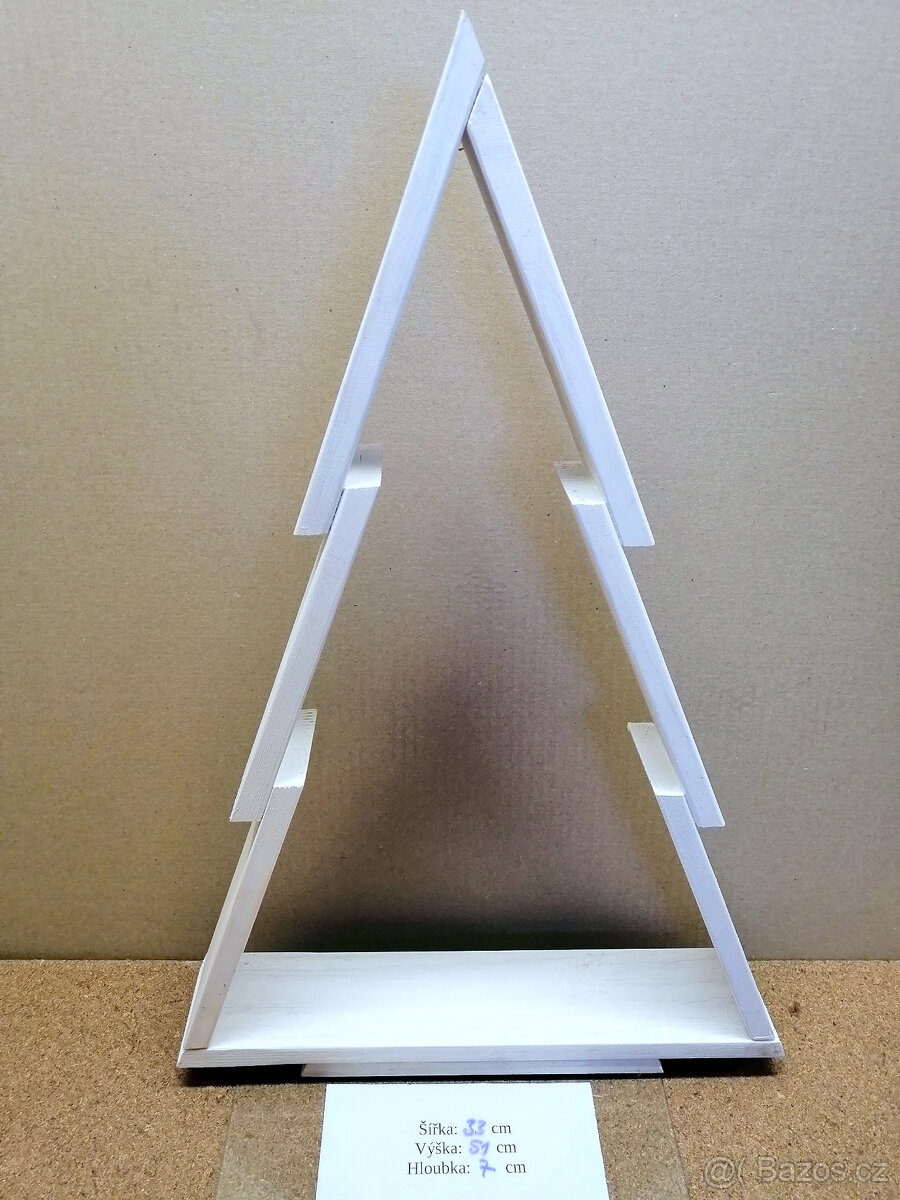 Vánoční dřevěny stromek - 3