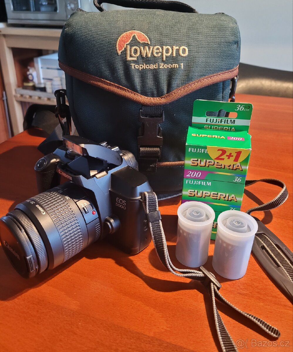 CANON EOS 5000 + pouzdro + 2x film - 3