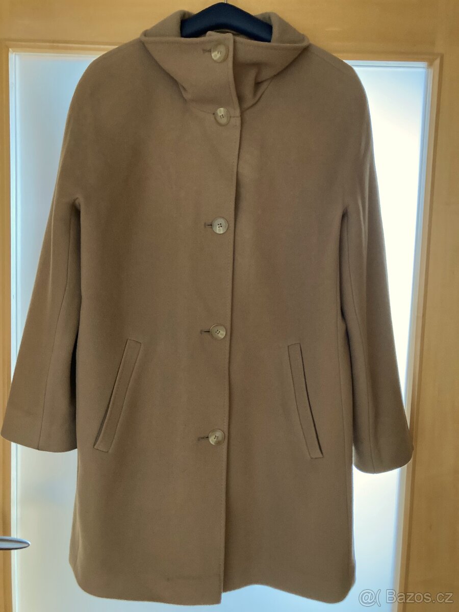 Dámský ručně šitý vlněný kabát Marks&Spencer - 3