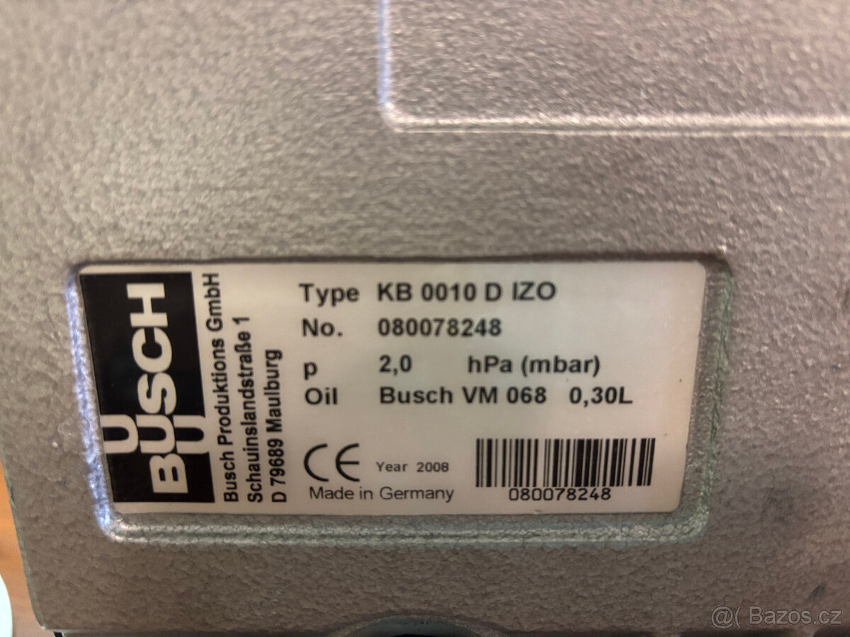 Vývěva Busch KB0010 D IZO - 3