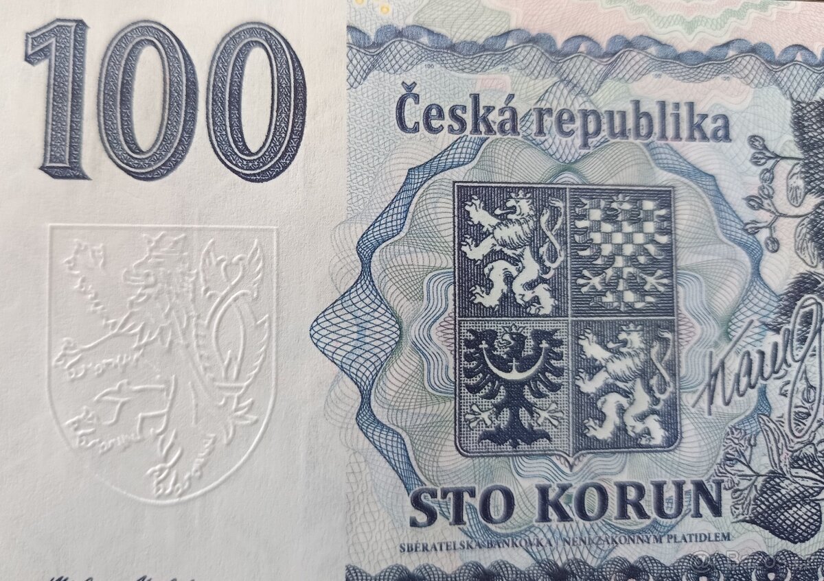Karel Gott 100 Korun, série KG anulát, Franck Medina 2024 - 3