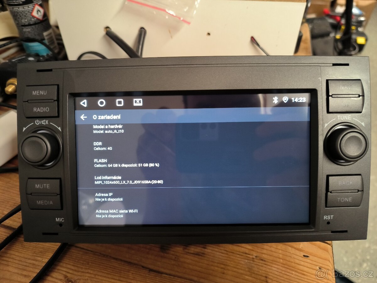 Android 4GB/64GB 2DIN 7" Pre Ford/Connect/Fiesta/Transit/Fo - 3