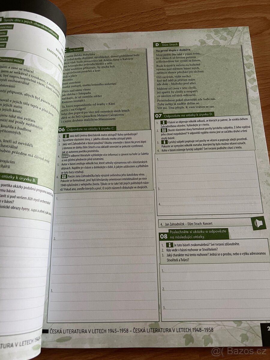 Literatura při 4. ročník středních škol - 3