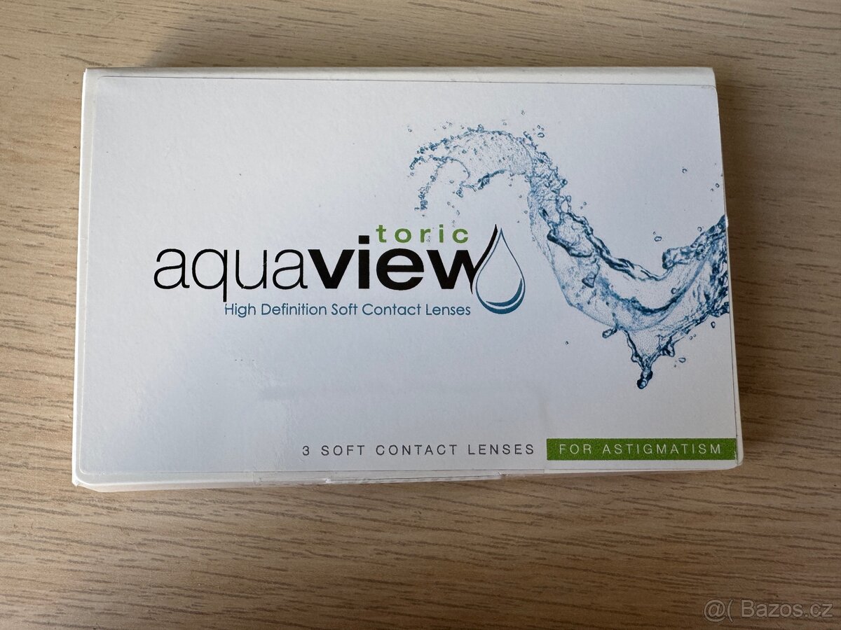 Kontaktní čočky Aquaview -1.75 cp -0.75 - 3