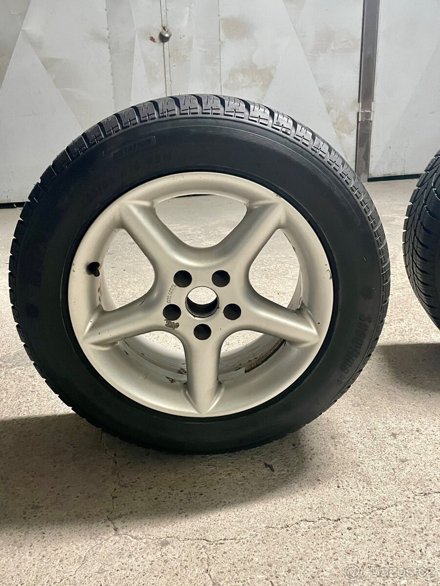 Zimní sada alu kol + pneu Riken Snowtime 225/55 R16 – pěkný - 3