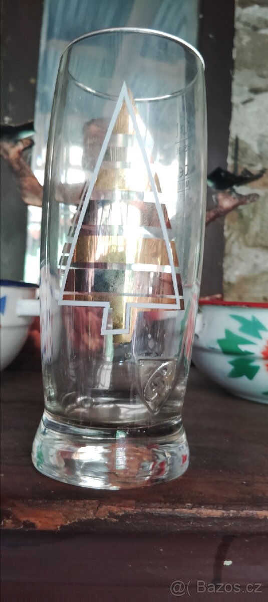 sběratelská pivni vánoční sklenice Budvar - 3