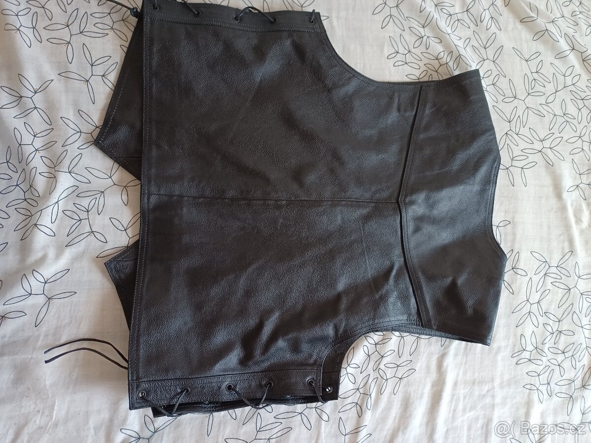 Kožená vesta Chopper XXL - 3