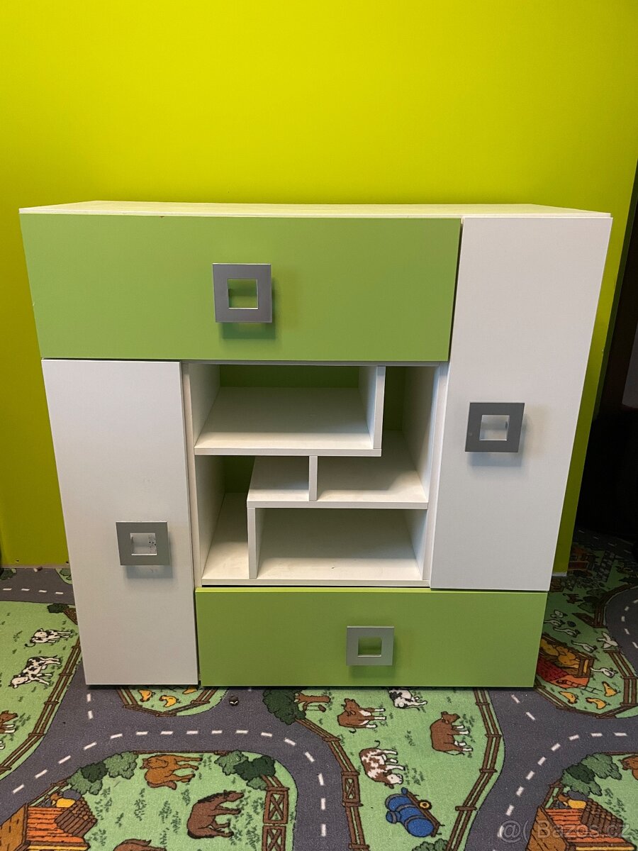 Dětská komoda, skříň 2 stejné kusy - 3