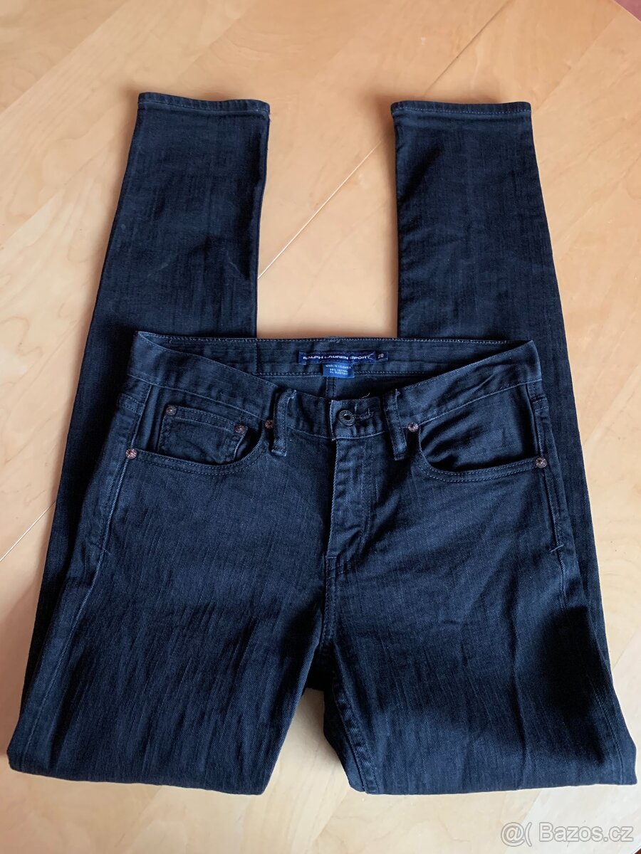 dámské černé džíny zn. RL - vel. 28 - 3