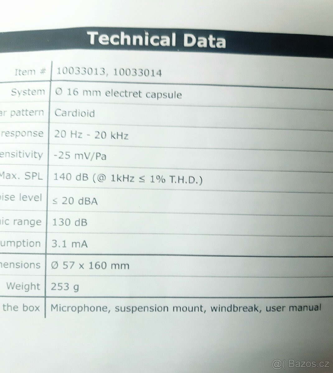 Studiový mikrofon OneConcept MIC-700 - 3