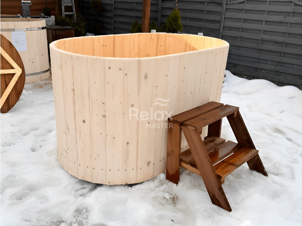 Koupací káď pro 2 ze smrku - 3