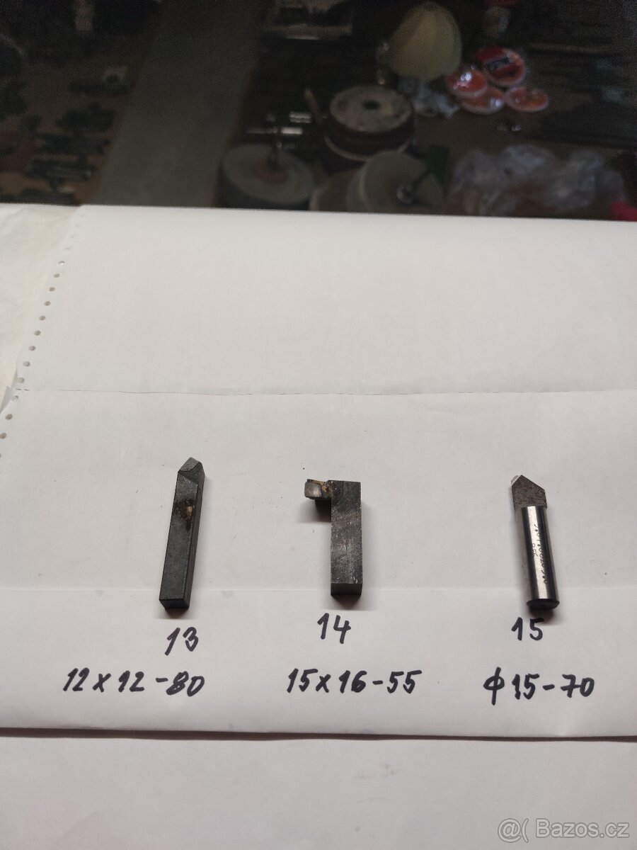 Soustružnické nože, sekáče, výstružníky, atd. - 3