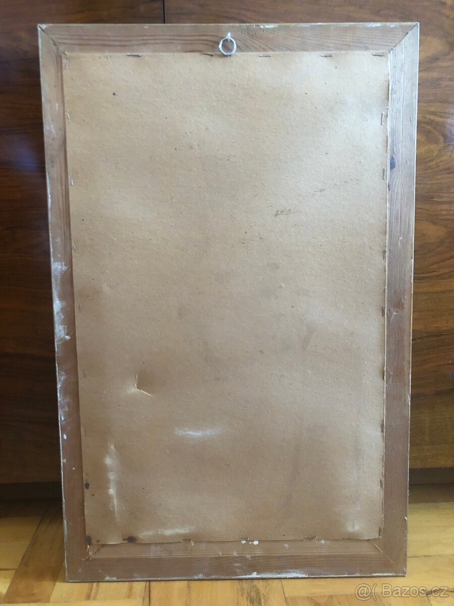 obrazy - plastika - květiny ve váze - 3