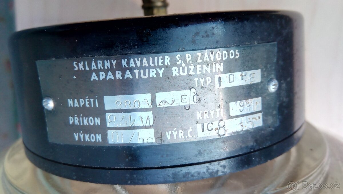 Simax - destilační přístroj, Czechoslovakia 1990. - 3